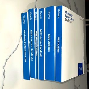 Complete 6 book THEMIS Multi-state Bar Exam Materials 2022. Amazing condition.